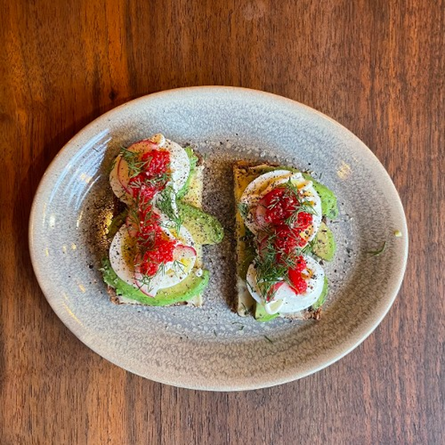 Avocado & Egg on Rye.