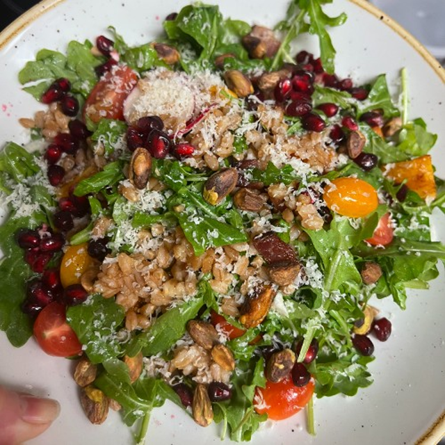 Beet and Goat Cheese Salad.