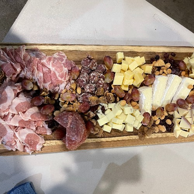 Cheese & Charcuterie Board.