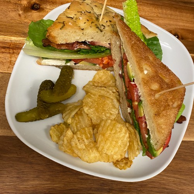 BLTA Sandwich.